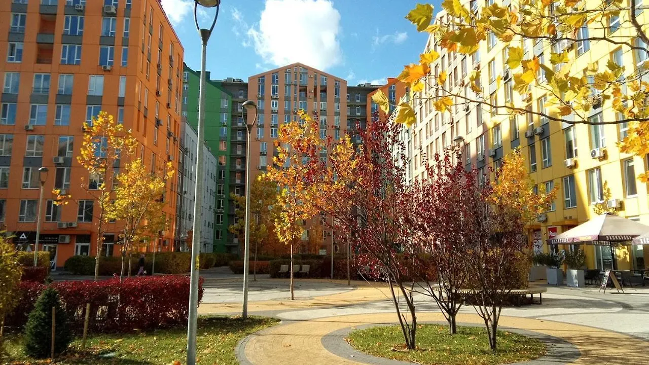 Georgeous Bright Studio In A Bright Residential Complex Comfort Town Кт-08 كييف شقة